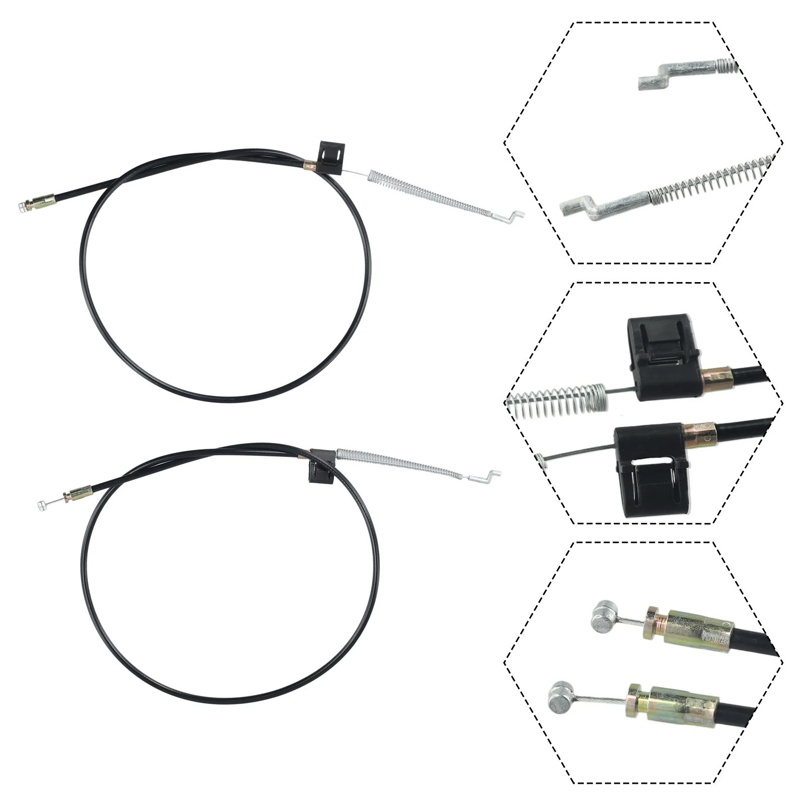 Recliner Sofa Release Cable for Metal Handle Mechanisms Designed as Aftermarket Replacement for Standard Reclining Seating