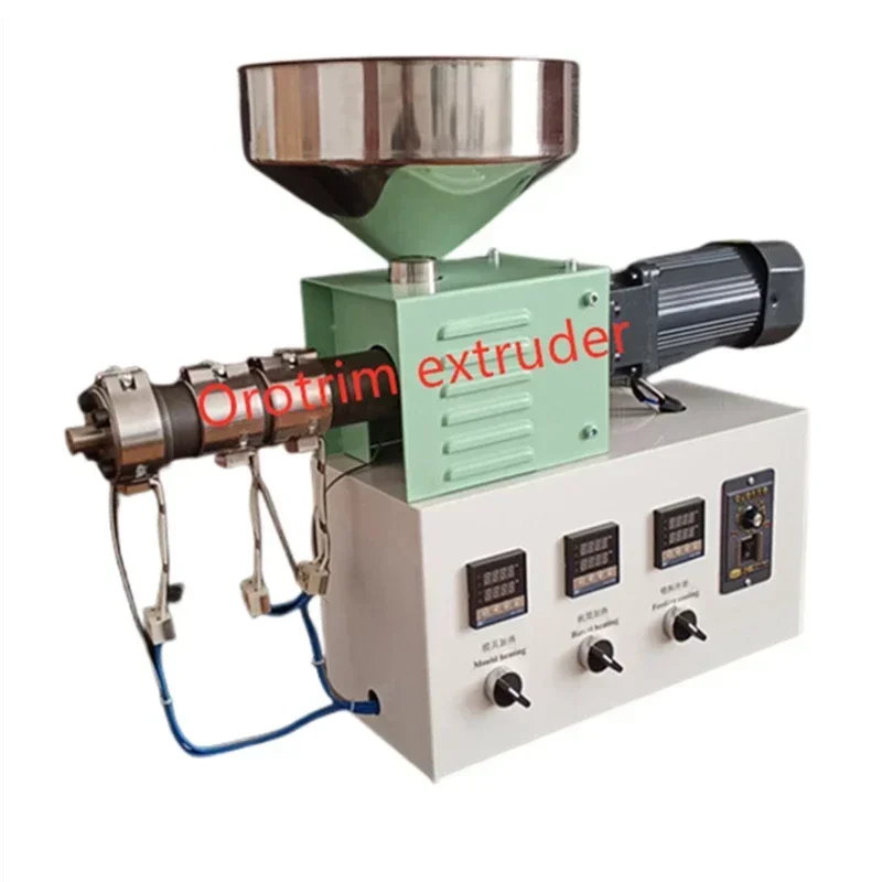 พลาสติกเดสก์ท็อป polymer extruder เครื่องฉีดพลาสติกห้องปฏิบัติการเดสก์ท็อป SJ25 สกรูเดี่ยว extruder ใหม่ 2 กิโลกรัม/ชั่วโมงสกรูเดี่ยว