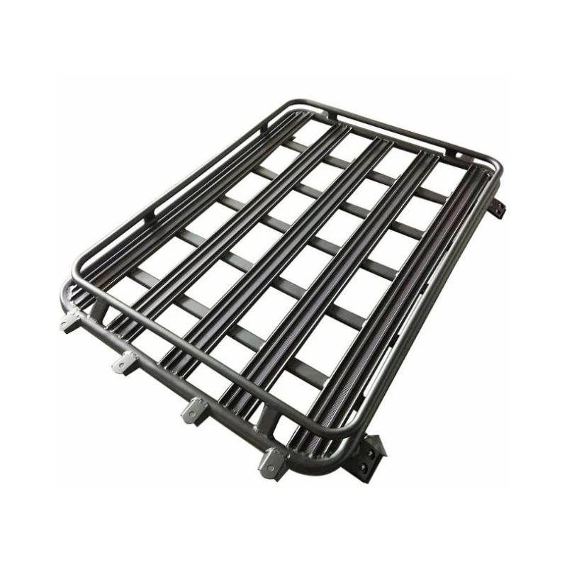 

Tellika Accessories for Jimny JB43 JB23 JB33 Black Aluminium Roof Top Luggage Basket Metal Carrier Rack Box