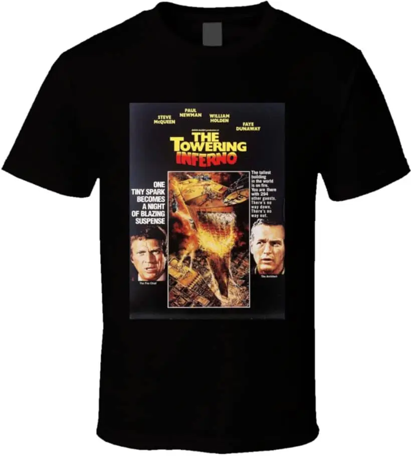 The Towering Inferno 70s Movie Fan T Shirt