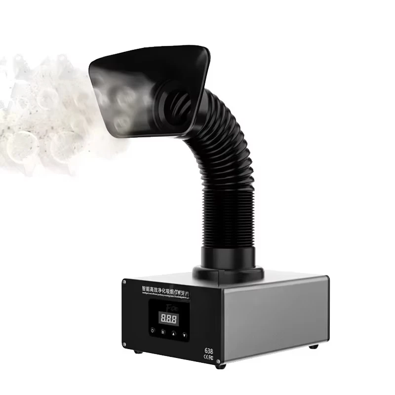 Smoke Exhaust  Fan Fume Extractor  TBK638Solder Iron Laser Marking Purification Machine Soldering Tool