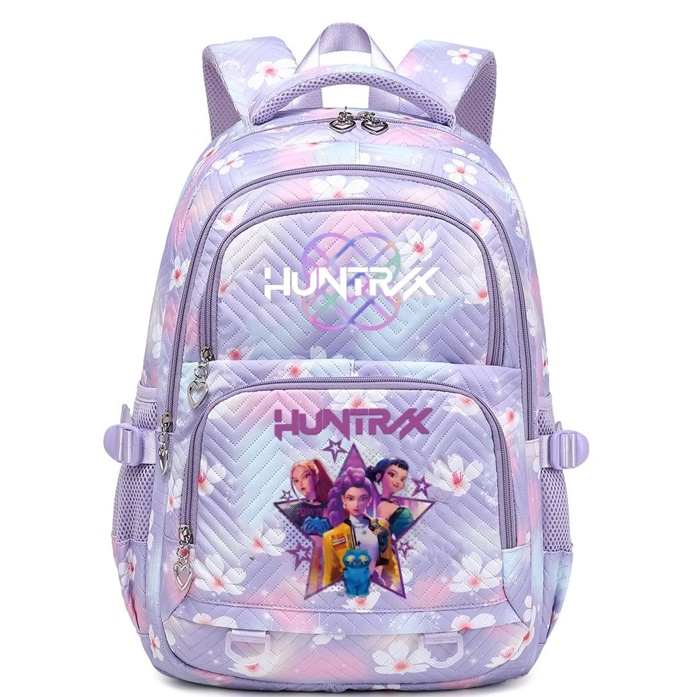Hasbro KPop Demon Hunters Rucksäcke Rumi Mira Zoey HUNTR/X Saja Boys Kapazitäts-Laptop-Schultasche für Teenager-Mädchen Büchertasche Mochila Geschenk 9
