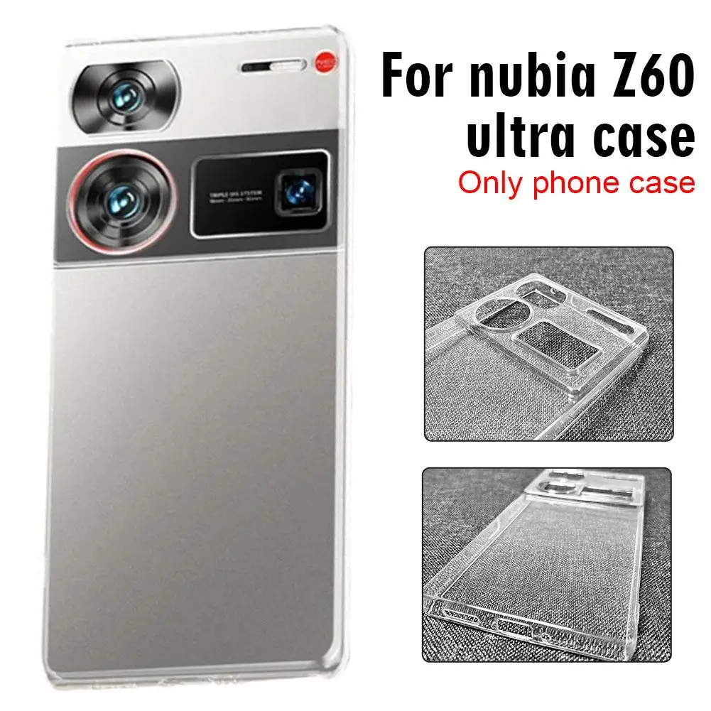 Ultra Thin Clear Phone Cas For ZTE Nubia Z60 Ultra Soft TPU Silicone Cases Back Cover for Nubia Z60Ultra Protective Shell U6Z2