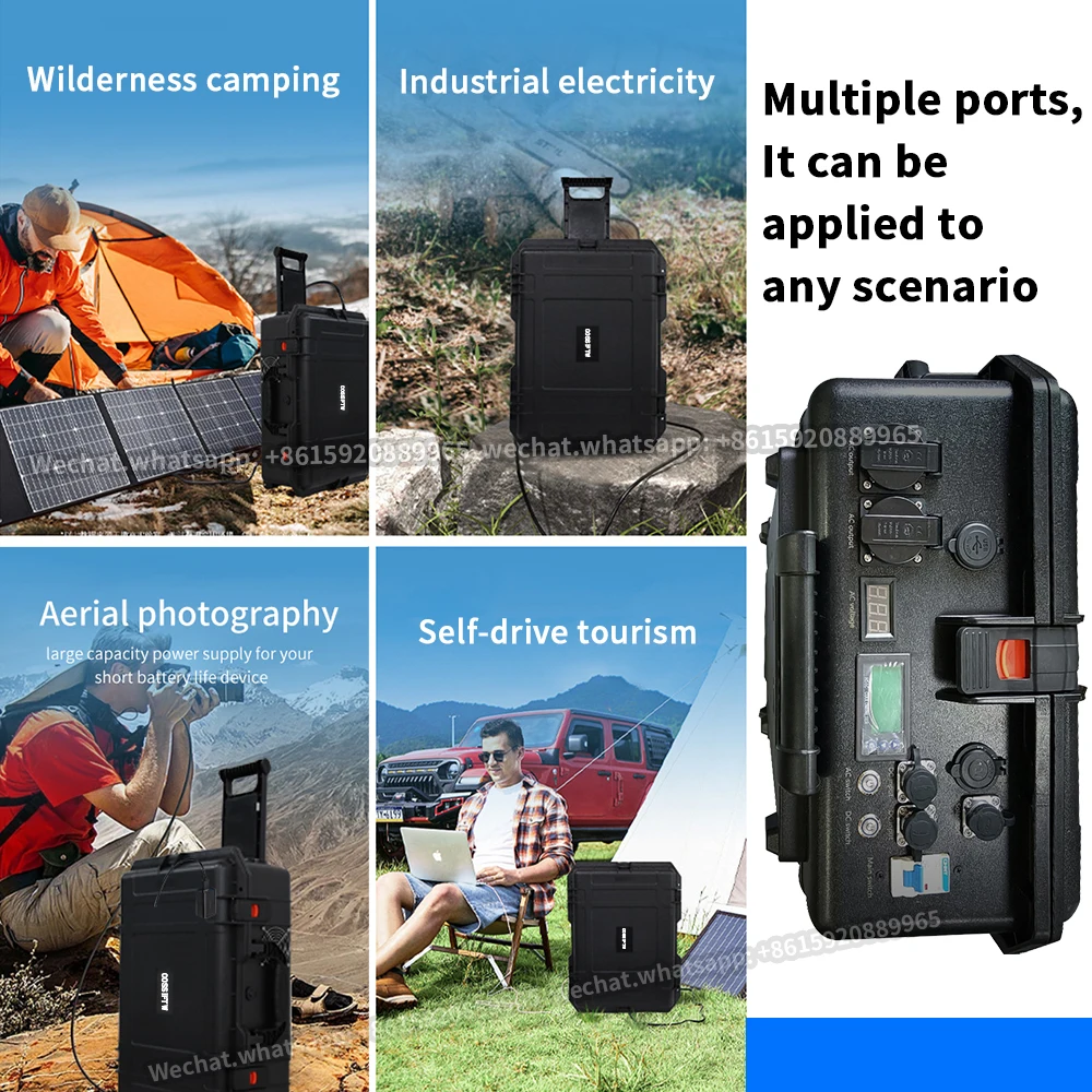 

Rechargeable 10000W 5120Wh energy storage 100Ah Portable Power Station with car charging Camping Solar Generator Power Station