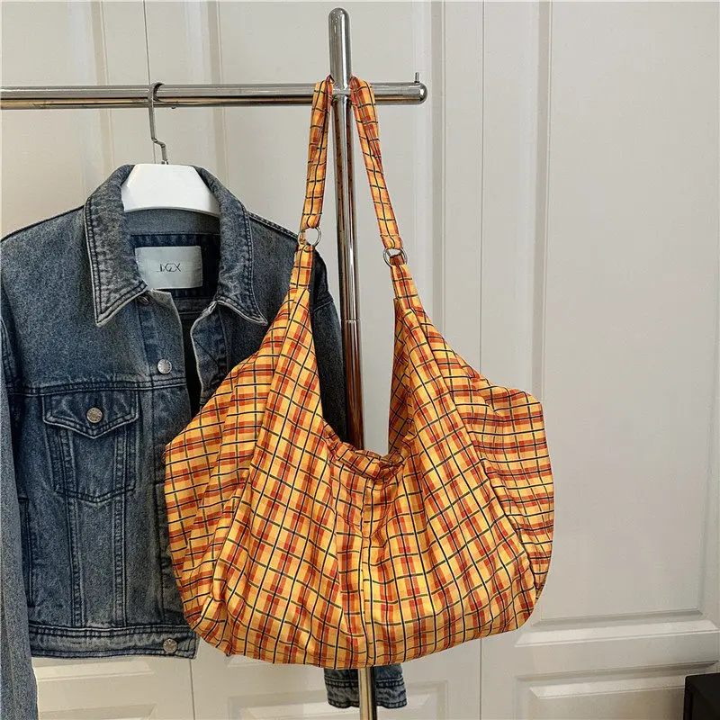 retro-xadrez-lona-sacola-grande-capacidade-dupla-face-oulder-bolsa-commuter-leve-op-saco-para-mulher