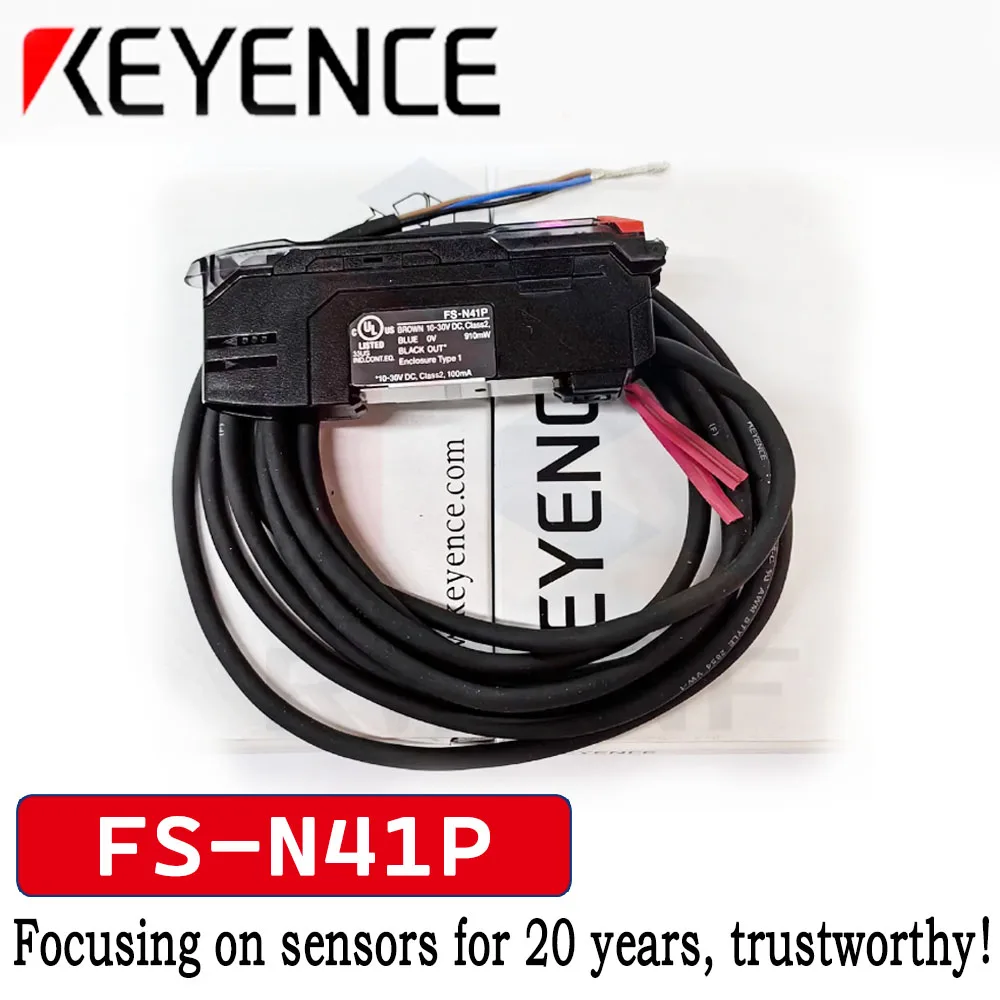 FS-N41P KEYENCE PNP output proximity switch amplifier sensor ,100% original warehouse stock,quality assurance for 2 years