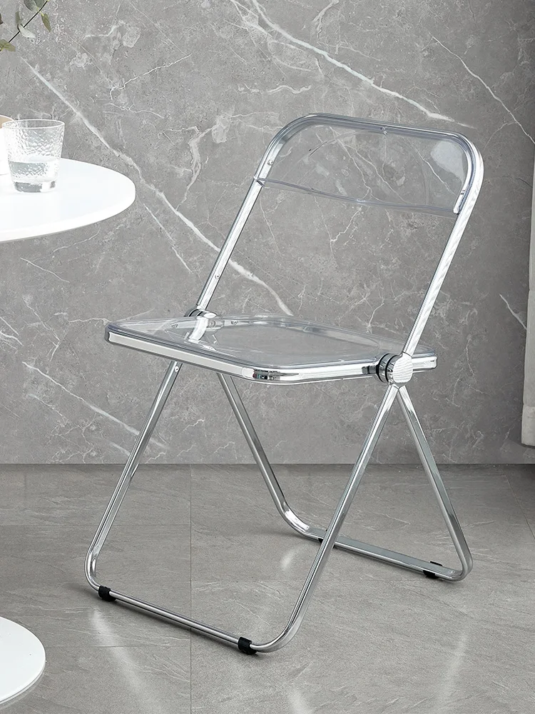 

Chair Acrylic Fashion Trending Clothing Store Photo Chair Simple Home Ins Dining Chair Stool Folding Chair