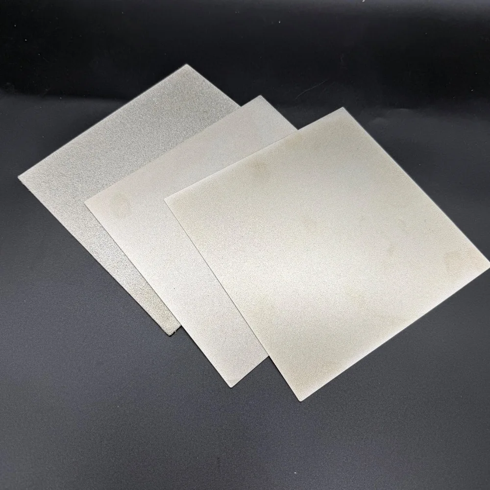 1 Piece 200*200mm Hand Grinding Pad Diamond Abrasive Polishing Plate for Glass Jade Stamp Dressing Disc