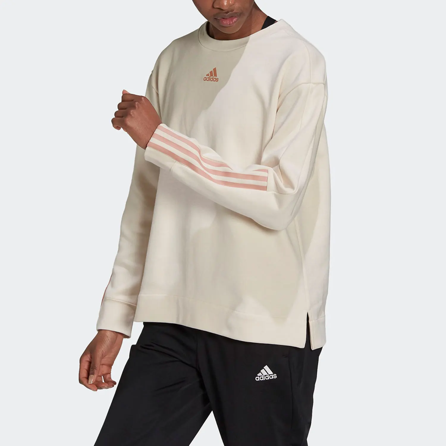 

Adidas genuine W DK 3S SWT Women's Casual Hooded Sweatshirt H10237