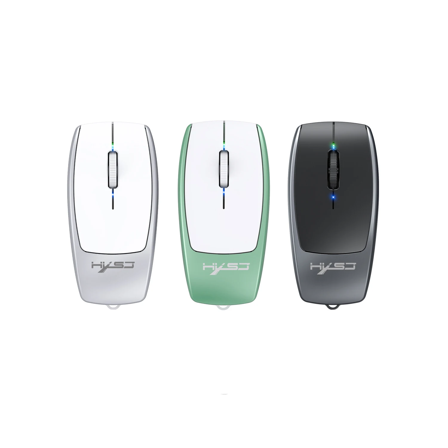 New Arrival HXSJ M109 Mini Wireless Mouse TF Card Reading Function 4D Mute Buttons 120mAh Rechargeable for Laotop Office