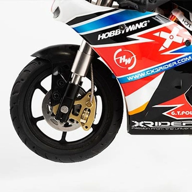 X-Rider 1/10 Bilancia di Controllo Remoto GP Moto CX3-EVO Brushless Giroscopio Ad Alta Velocità Violento Modello Giocattolo RC Moto