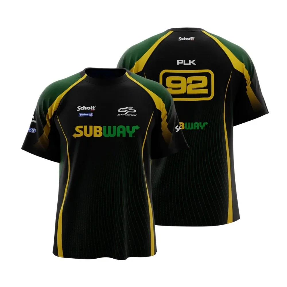 GP3 EXPLORER Fans Team Uniforms Men Women Breathable Summer Racing Round Neck Short Sleeve Casual T-shirt Streetwear Loose Tops