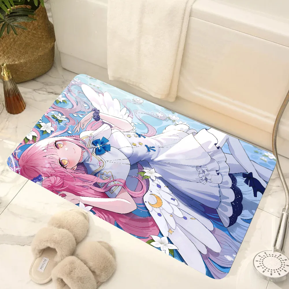 

1PC Mika Blue Archive Floor Mat Doormats Home Carpet Foot Mat Bathroom Absorbent Mats Anti-Slip Mats Home Decor