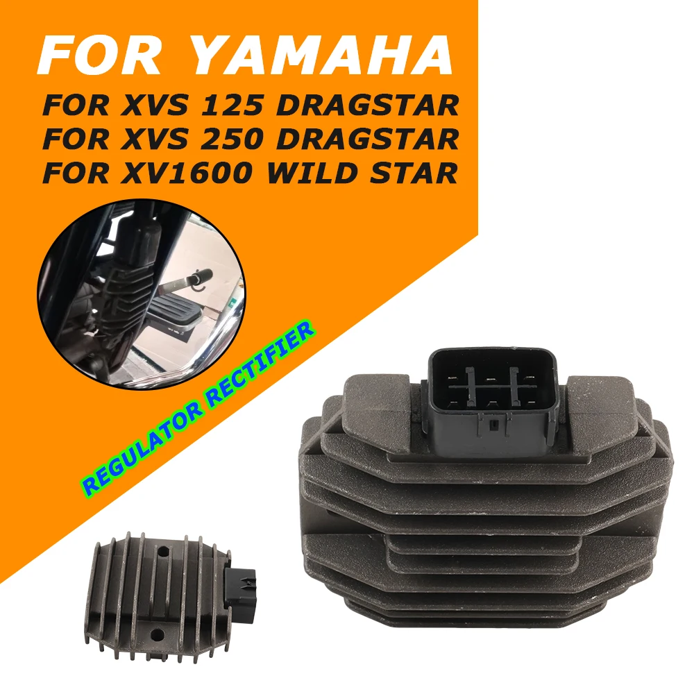 Motorcycle Voltage Regulator Rectifier For Yamaha XVS125 Drag Star XVS250 Dragstar XV 1600 Wild Star XVS 125 XVS 250 XV1600 2004