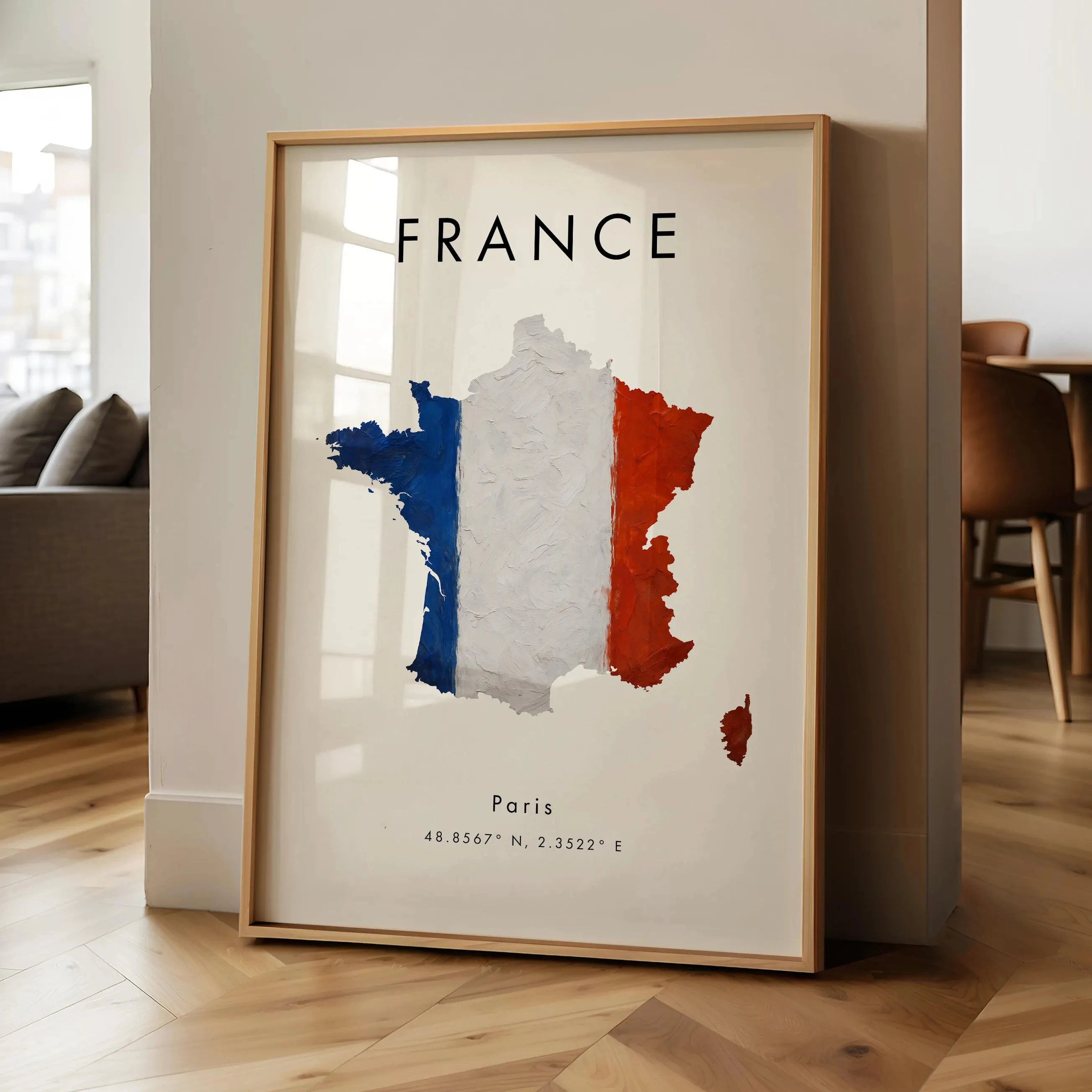 Affiche imprimée de carte euro - Photography Mapped avis et prix