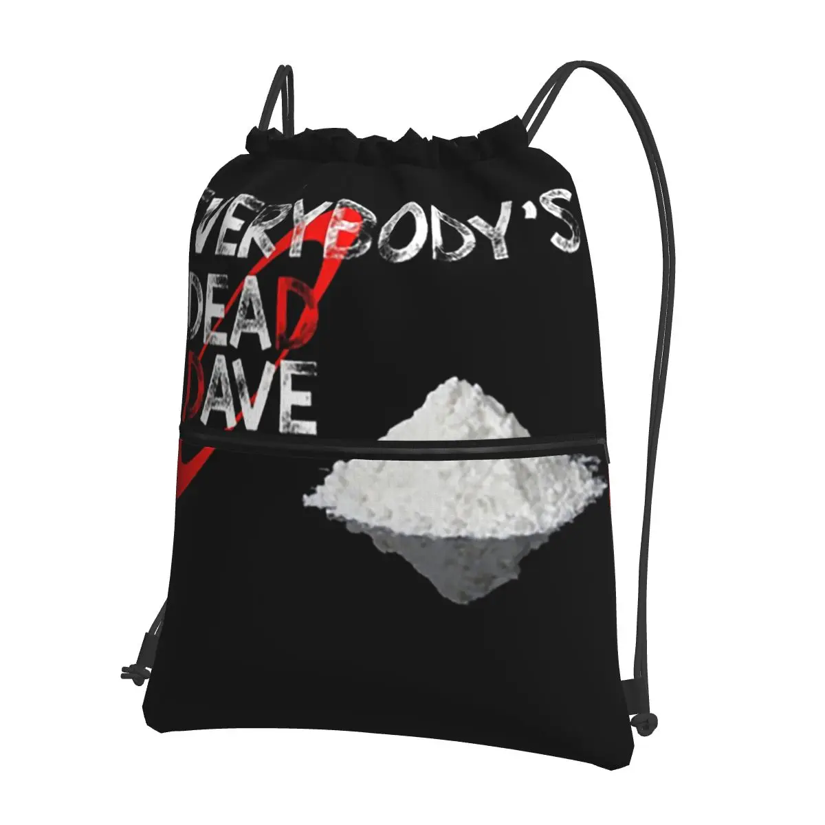 Everybody's Dead Dave tragbare Rucksäcke Kordel zug Tasche lässig Kordel zug Bündel Tasche Schuhe Taschen für Schüler