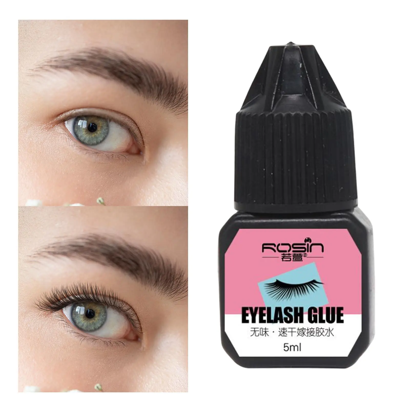 Eyelash Extension Glue Lash Glue Maximum Bonding Power 2S Quick Drying 5ml DIY