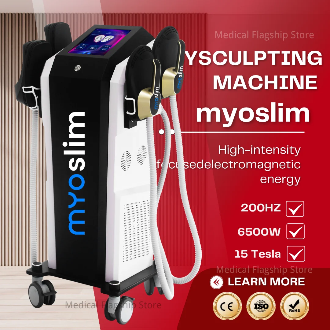 

11,11 myoslim NEO RF для похудения, электромагнитная машина для стимуляции мышц тела, удаления жира, машина для похудения, коррекции фигуры 6500 Вт