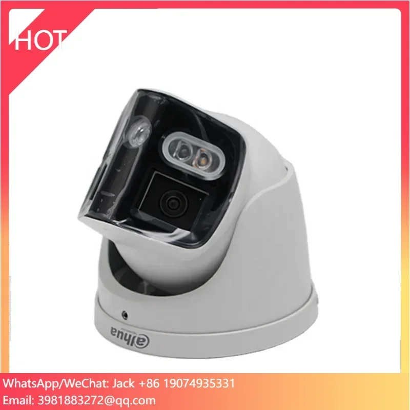 

Original IPC-PDW3849-A180-AS-PV 2x4MP TiOC Duo Splicing Fixed-focal Eyeball Network Camera Sound and Light Alarm