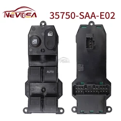 RHD 35750-SAA-E02 For Honda Fit 2002--2008 Jazz City Power Window Lifter Control Regulator Switch 35750-SAA-E12 35750-SAA-E110