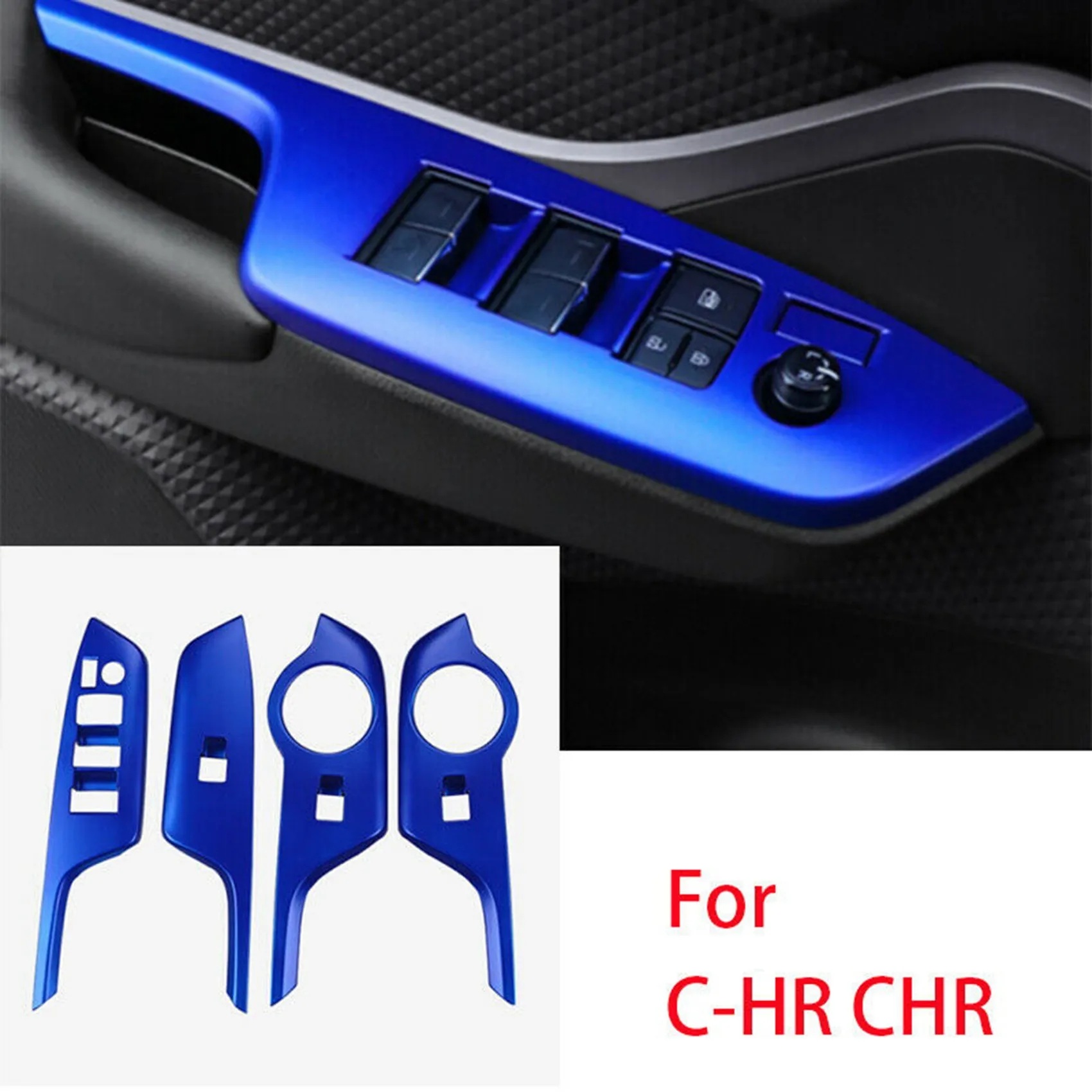 

Превосходный-для Toyota C-HR CHR 2016-2021, крышка панели переключателя окна, панель переключателя окна, управление подъемом стекла