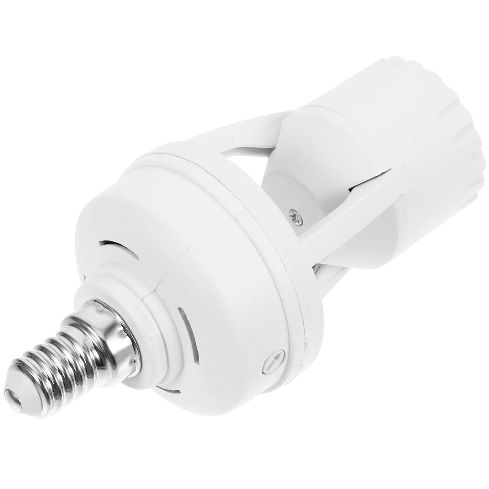 

E14 Induction Lamp Holder E27 Screw Light Bulb to Converter Adapter Motion Sensor Socket Smart