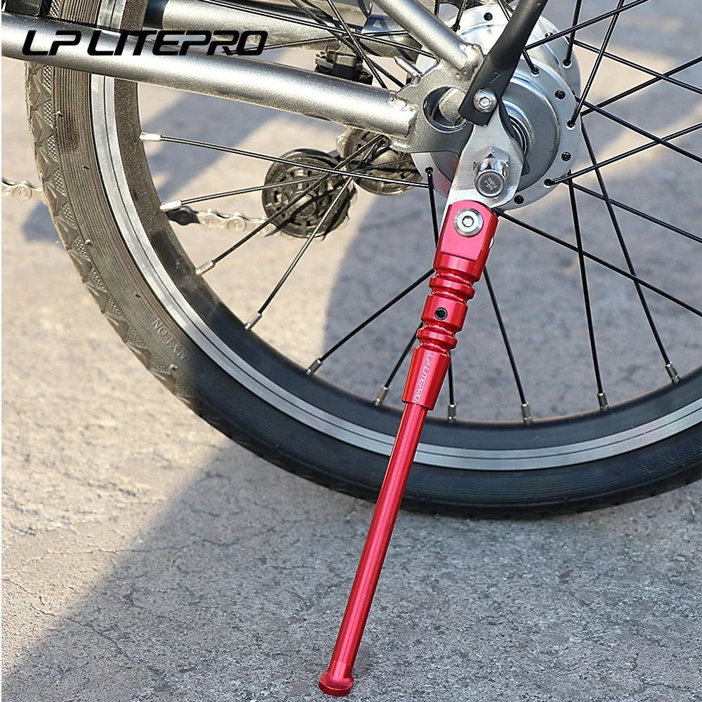 LP Litepro Aluminum Alloy Bicycle Kickstand for Brompton Folding Bike Bicycle Kickstand