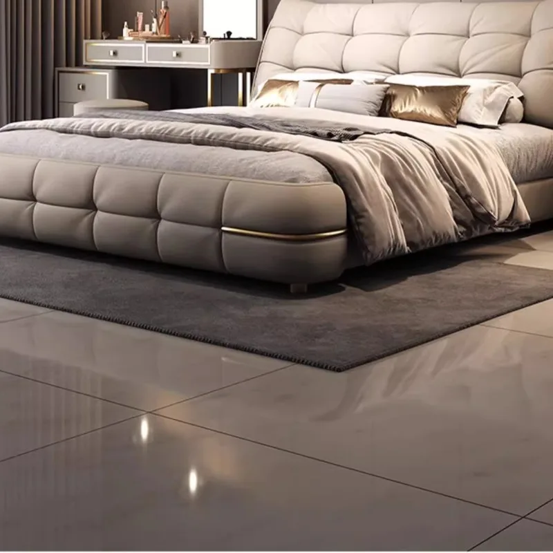 

Modern Japanese Double Bed Storage Minimalist Murphy Luxury Two-person Bed White Daybed Camas Matrimoniales Bedroom Furniture