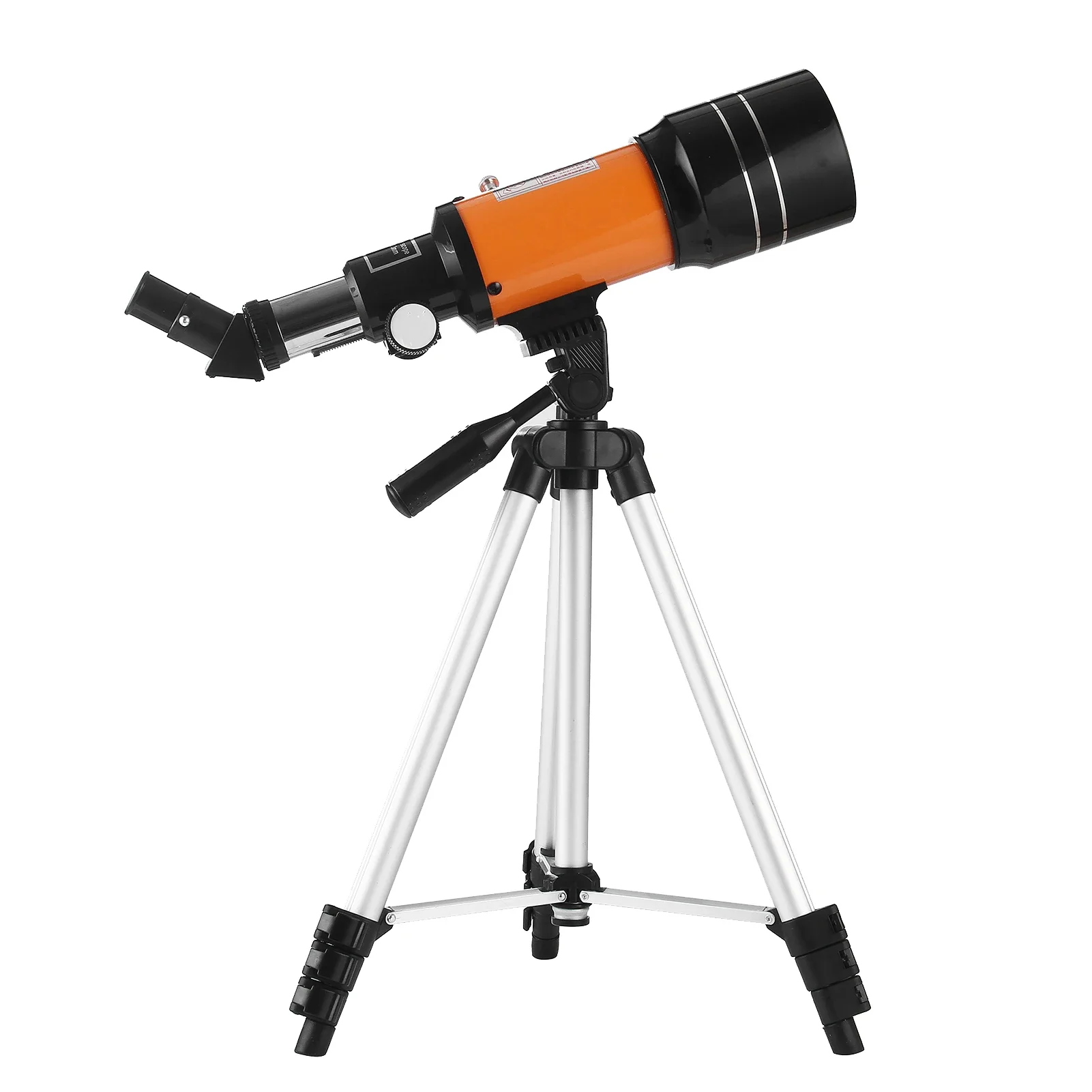 

70mm Astronomical Telescope 150X Monocular Telescope Refractor Spotting Scope with 5×24 Tripod Moon Filter 3X Barlow Lens