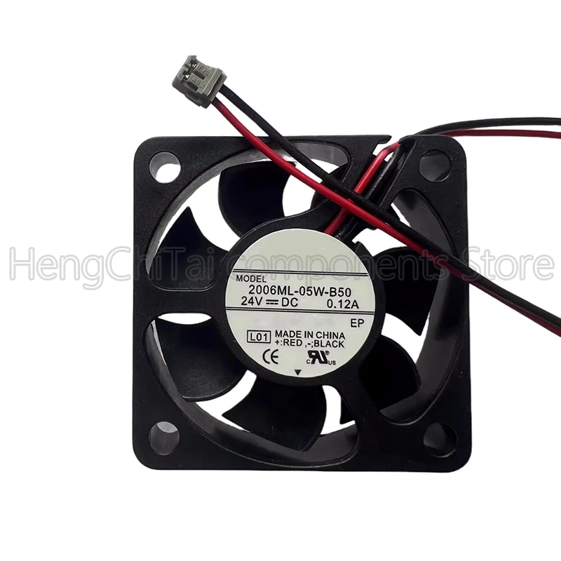 Оригинальный 100% рабочий ml-05w-b50 24 В 0.12a охлаждающий вентилятор 2006ML-05W-B50 24V 0.12A