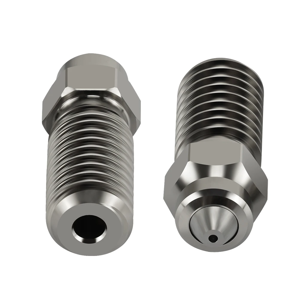 New MY Nozzle For Ender 3 V3 SE Bimetal Copper + Hardened Steel Insert  Wear Resistance Printing Carbon Fiber 3D Printer Nozzle