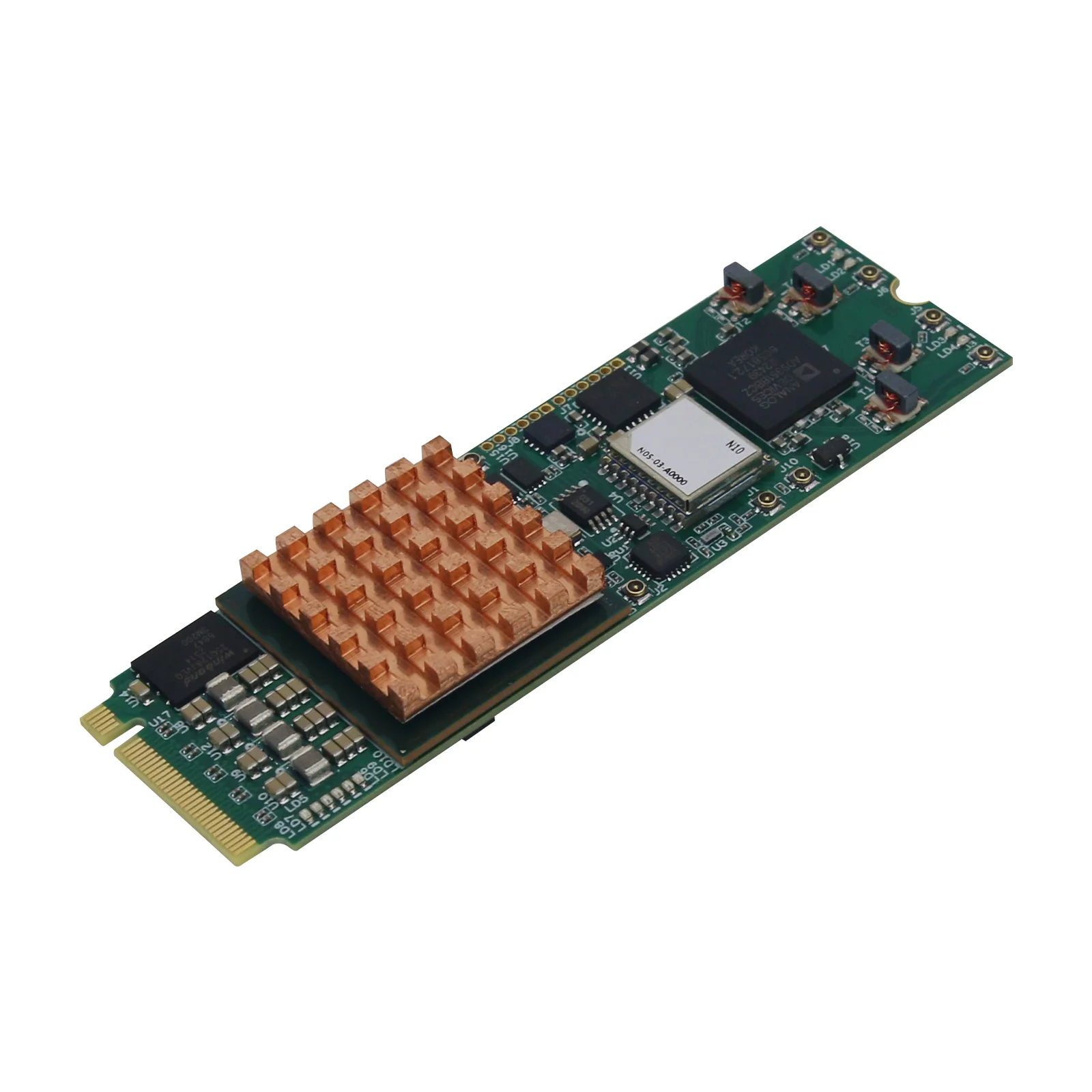 HamGeek M2SDR Software Defined Radio M.2 XC7A200 RF Transceiver Module GPSDO 40M Clock Output view 3