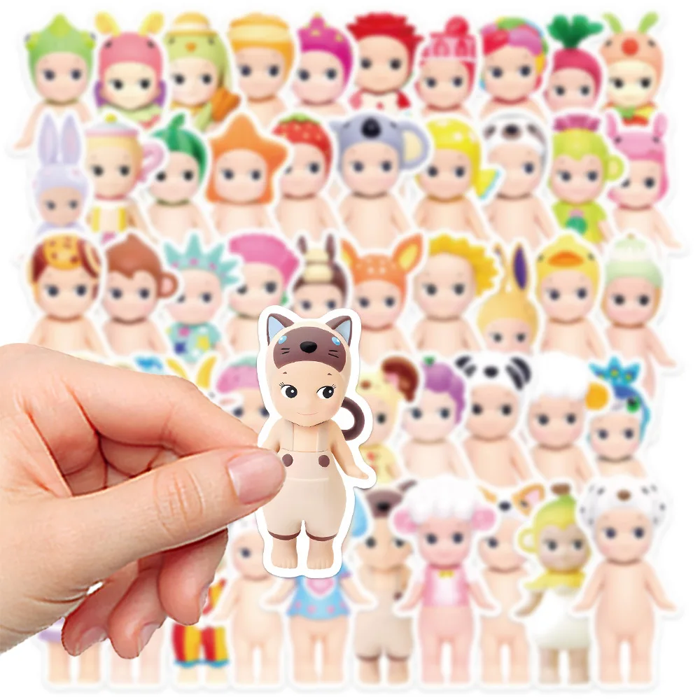 10/30/50PCS Kawaii Character Sonny Angle Sticker Cartoon Decals Toys DIY Phone Notebook Luggage Bike Kids Sticker Cute Toys Gift