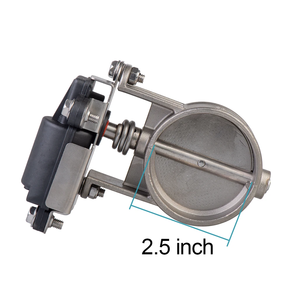 Stainless Steel Electric Exhaust Control Valve 2/2.25/2.5/2.75/3 Inch Switch Control Welding Waterproof Suit For BMW MINI AUDI