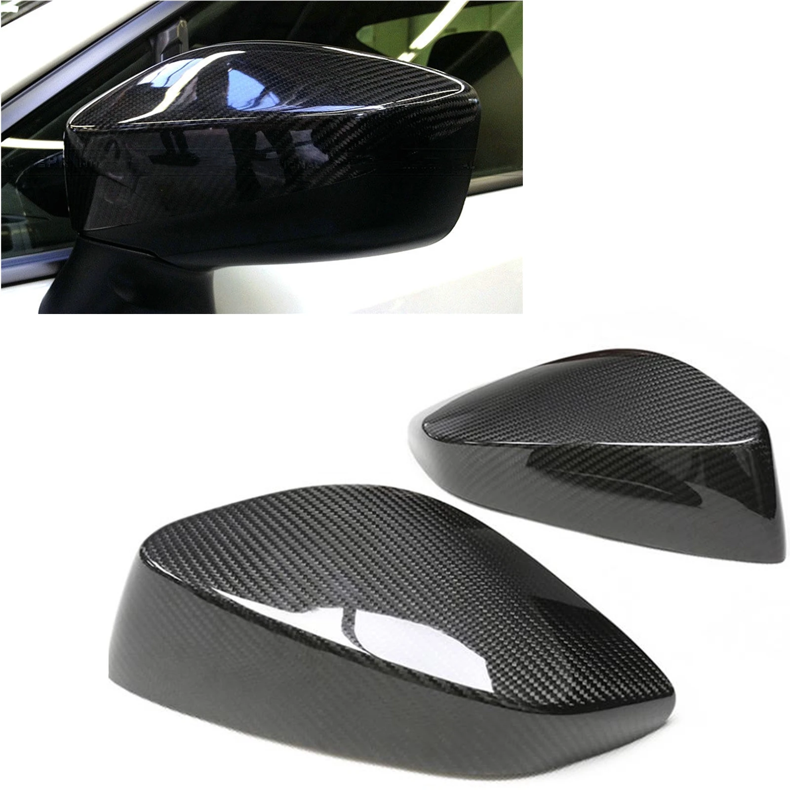 

Mirror Cover Add On For Toyota GT86 Subaru Brz Scion FR-S 2012-2020 Carbon Fiber Car Exterior Side Rear View Rearview Cap Shell