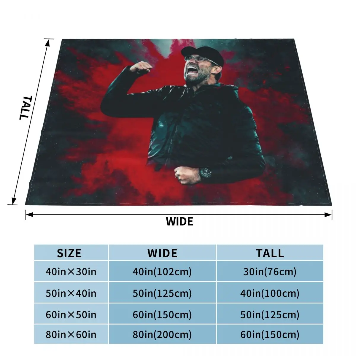 Klopp Throw Blanket sofa bed Single anime Blankets