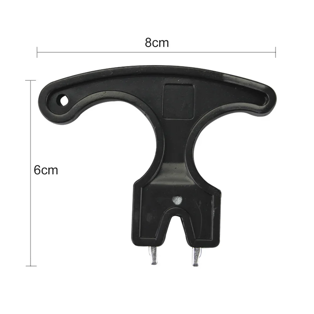 1Pc Plastic Universal Two Pin Head Golf Spikes Cleats Removal Wrench Tool Fits Most Standard Golf Shoes Spikes Cleats Studs