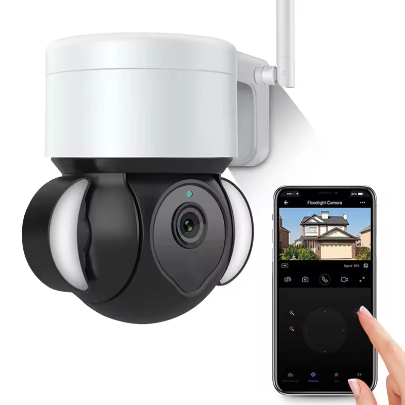 5MP Outdoor WiFi Security Camera Auto Tracking Waterproof IP66 CCTV Camera Home PIR Motion Detection Surveillance Cam
