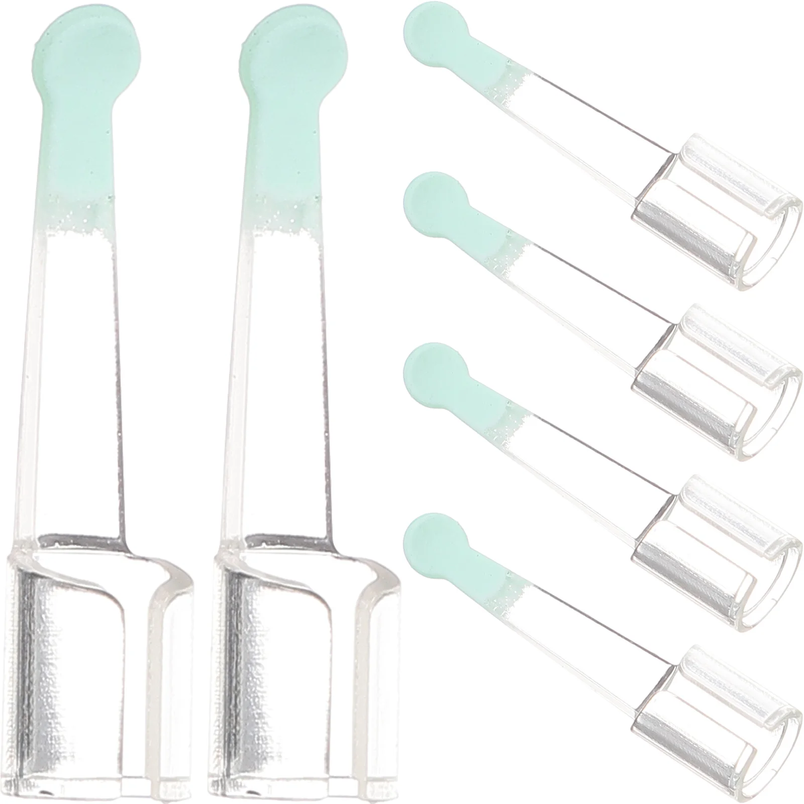 6Pcs Ear Wax Removal Tips Professional Ear Cleaning Tools Replaceable PP Spoon Tips for Clear Ears Earwax Remover Accessory