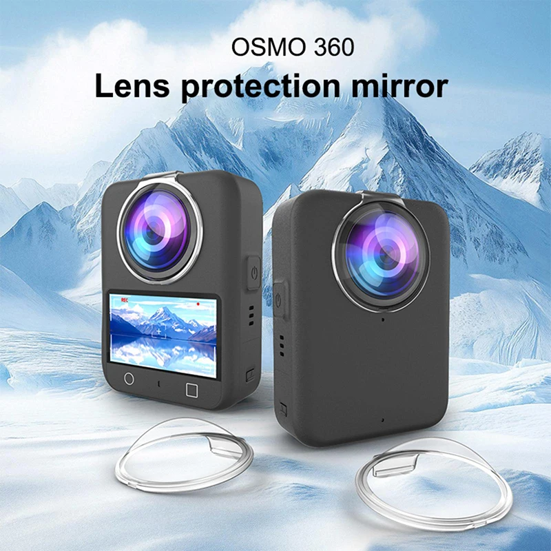 Geeignet für Osmo 360-Grad-Objektiv, kratzfester Schutzspiegel, Panoramakamera-Schutzspiegel