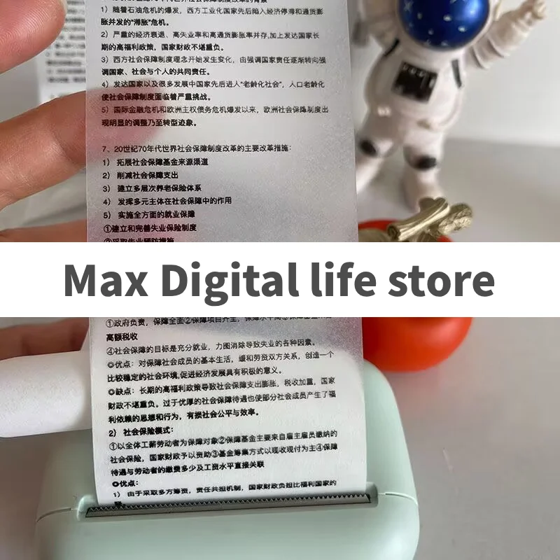 Мини-фотопринтер 57 мм, рулоны термобумаги, прозрачная наклейка для коррекции ошибок, этикетка, квитанция, купюра для перипажа A6 Impresora