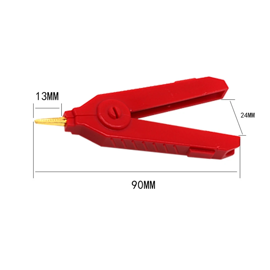 3 قطعة 90 مللي متر 20A التمساح كليب النحاس التمساح كلفن النحاس مطلية بالذهب كليب-ABXK