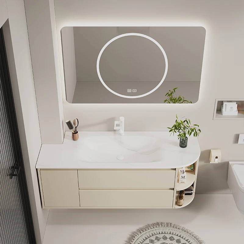Display Partitions Bathroom Cabinet Organizer Space Saver Storage Mirror Drawers Cupboard Decorations Gabinete Trendy Furniture