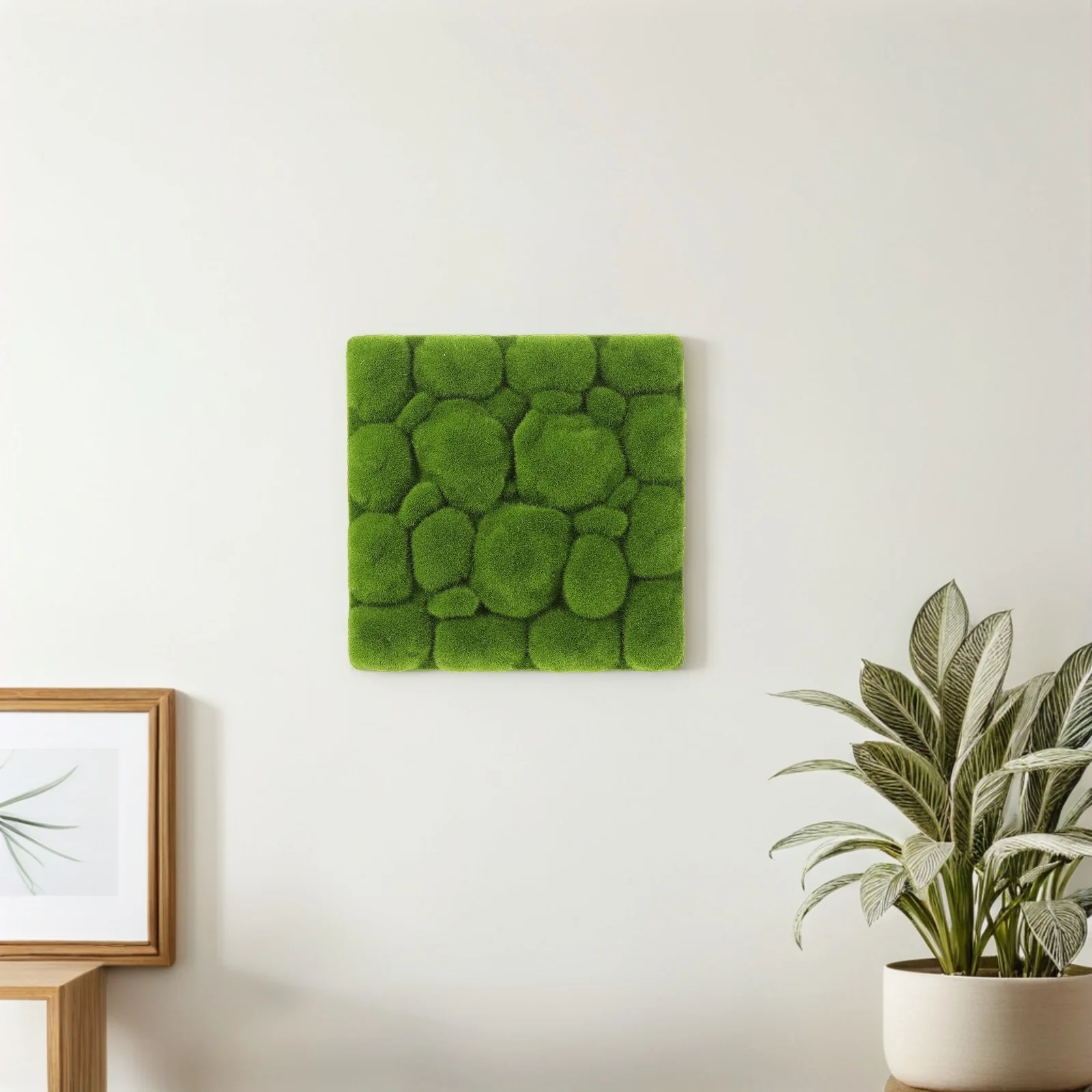 

3pcs Fake Moss Board Decor Artificial Greenery Wall Panel For Diy Home Wedding Flower Arrangement Hanging Moss Backdrop Indoor