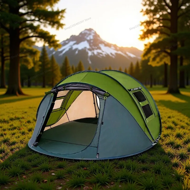 For 3-4 People Can Open Quickly in All Seasons, Free of Construction, Automatic Tent, Portable, Foldable,rain and Sun Protection