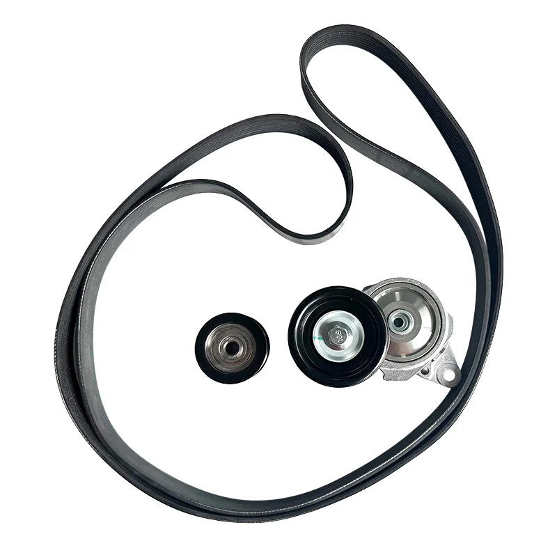 90K39185 36370 K080948 8PK2410 8K948 Fits for Lexus GX460 2010-2018 Toyota Sequoia 3Pcs Drive Belt Tensioner Pulley Kit