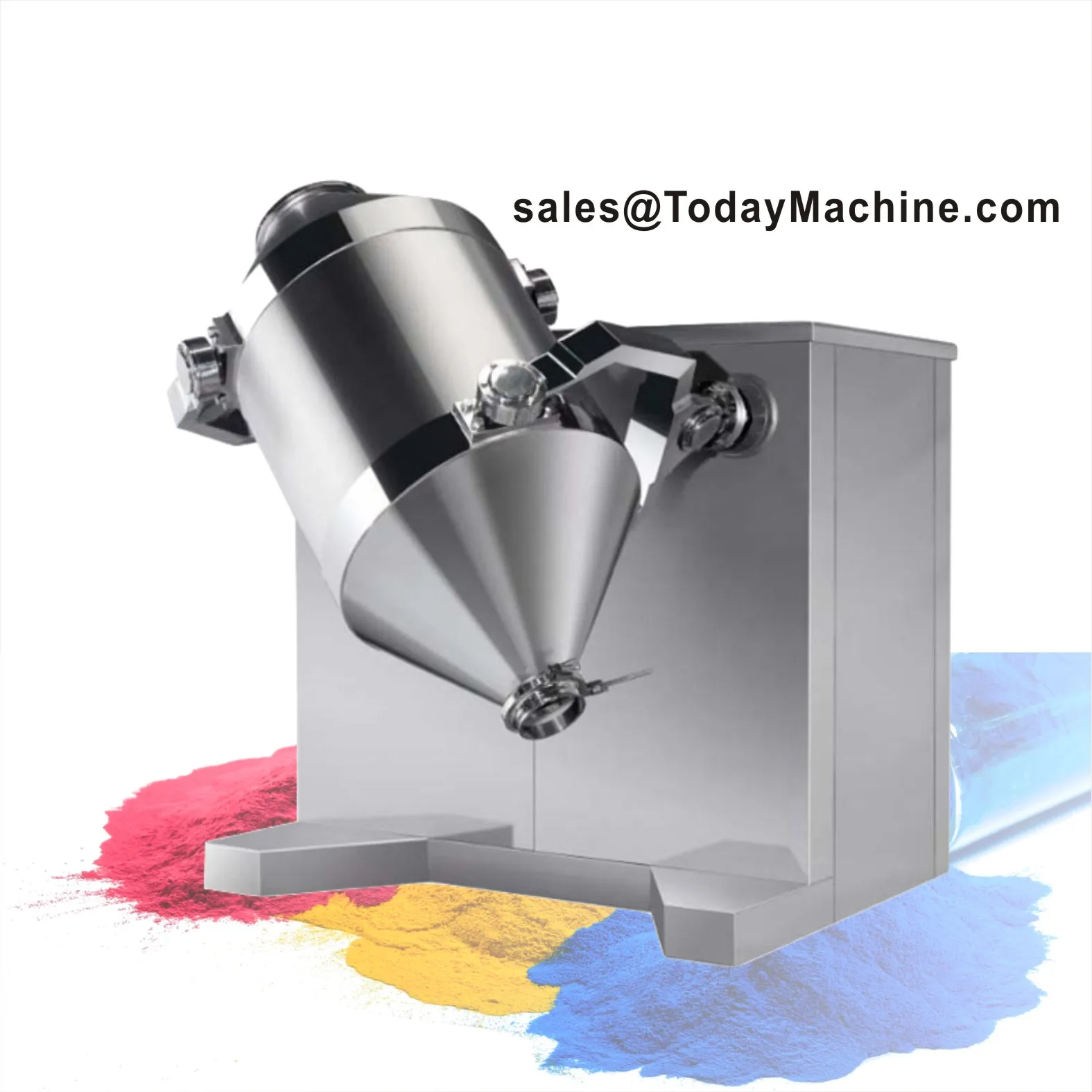 Three Motions Dry Powder Particles Uniform SWH-300 3d Mixing Machine