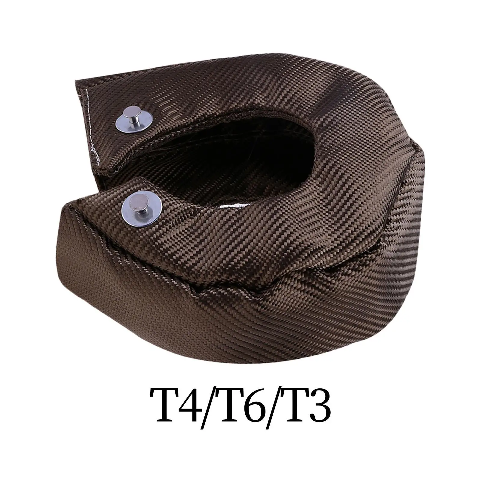 Turbocharger Heat Shield Cover Silicone Fiber Glass Simple Installation Car Accessories Turbo Cover Turbocharger Cover