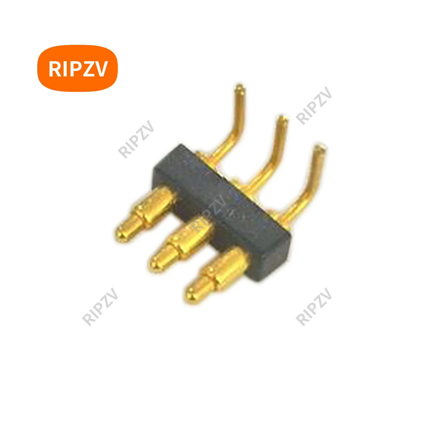 

10k pcs 0.1000 pitch 3 pin Spring Loaded Connectors RIPZV 0.1inch 2.54mm 1Amp Right Angle Pogo Pin