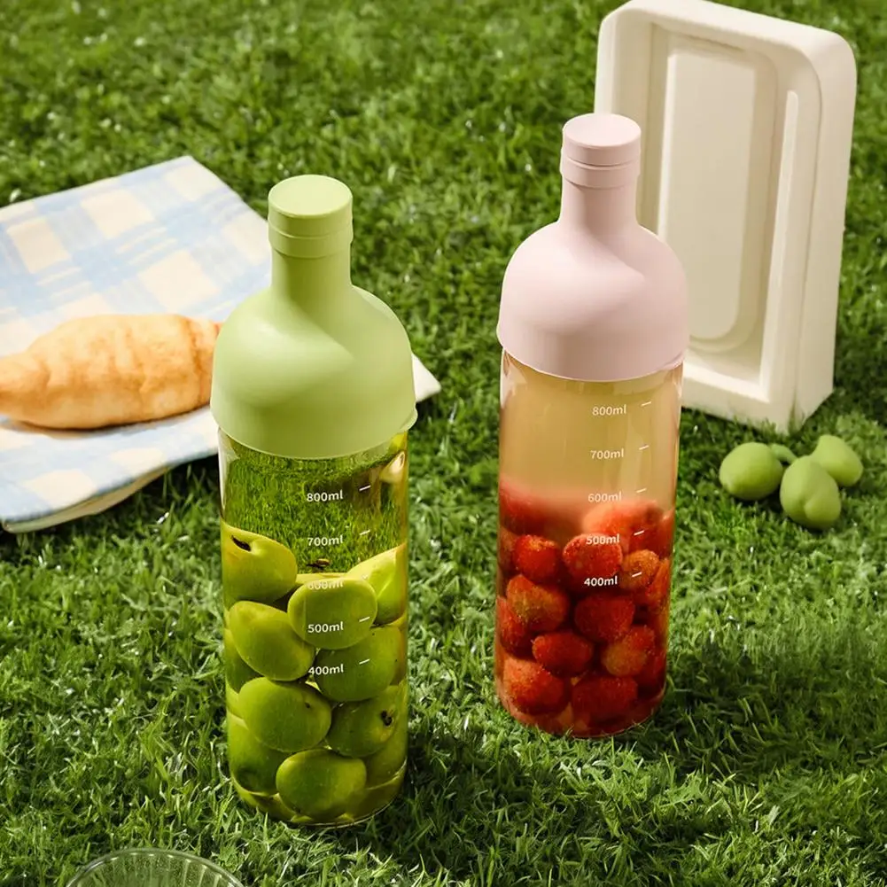 Food-grade Sealing Jar Glass Infuser Jar with Leakproof Lid 800ml Transparent Fruit Infusion Bottle Brew Tea Pitcher for Wine view 5